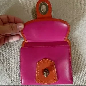 小物 Coach Legacy Kisslock Wallet Turn Lock New Coach Legacy Turnlock Camel Tan French Framed Wallet - Etsy